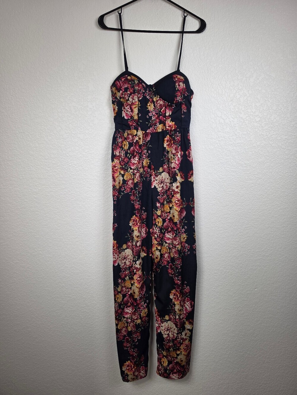 Anthropologie Band of Gypsies Floral Jumpsuit